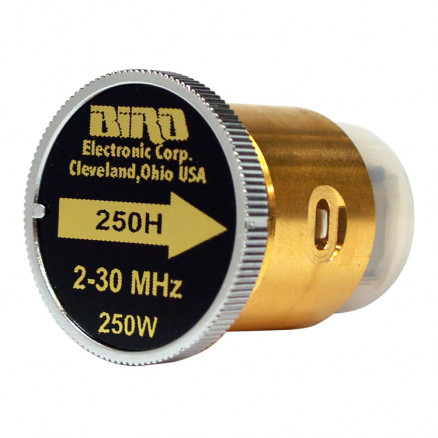 250H Bird Wattmeter Element 2-30 MHz, 250 Watt (NOS)