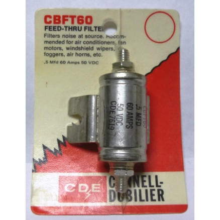 CBFT60 Filter, noise .5uf 60amp, Cornell Dubilier