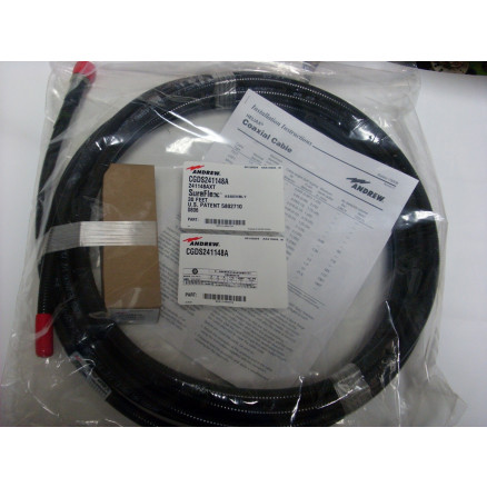 CGDS241148A Andrew 30 Foot Cable Assembly, FSJ4-50B Superflex Heliax with Connector