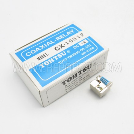 CX-1051P Tohtsu Miniature SPDT RF Relay Switch 12 volt 390Ω (NOS)