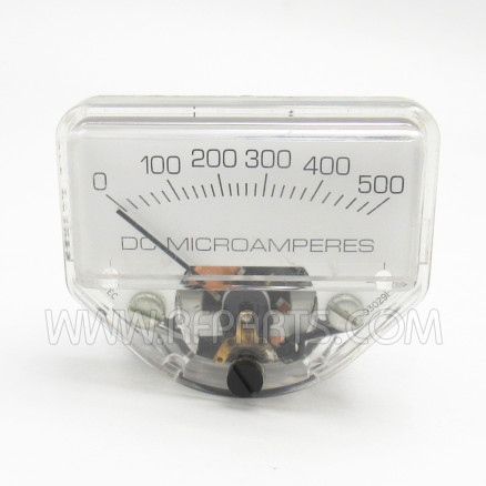 DC Panel Meter 0-500 Microamperes (NOS)