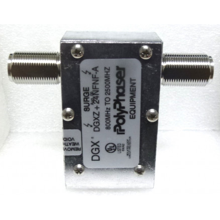 DGXZ+24NFNF-A  Lightning Protector, 800 MHz to 2.5 GHz, Polyphaser