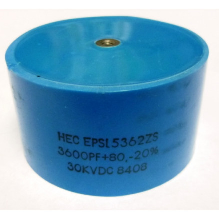 EPSL5362ZS Doorknob Capacitor, 3600pf 30kv, High Energy (HEC)