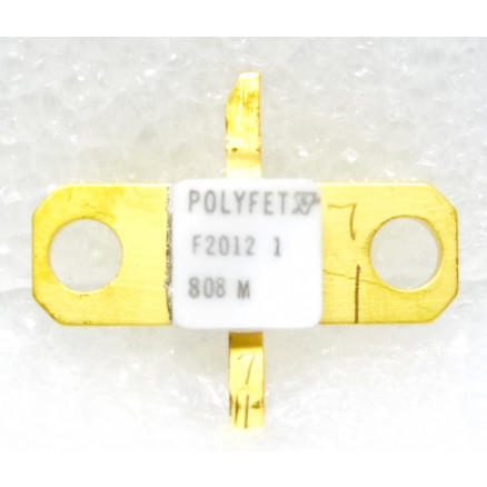 F2012 Polyfet Silicon Gate RF Power VDMOS Transistor 10 Watts Single Ended 28 Volts 10dB Gain 1 GHz (NOS)
