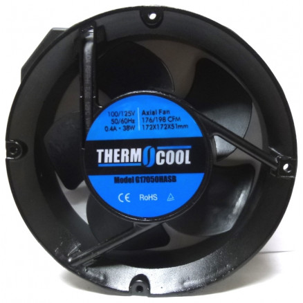 G17050HASB ThermoCool Axial Fan 100/125vac 50/60Hz 198 CFM