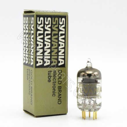 GB-5725 Sylvania "Gold Brand" Dual Control RF Pentode Tube (NOS/NIB)