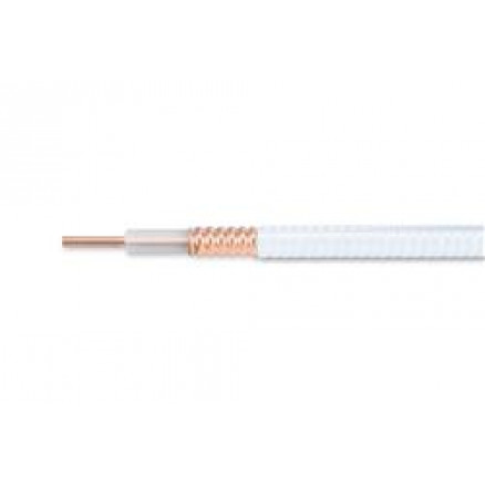 HL4RPV-50A Plenum Rated 1/2" Heliax Coaxial Cable, White Jacket, Andrew