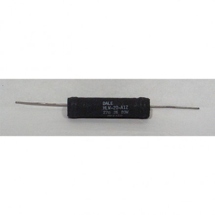 HLW20-A1Z-27 Wirewound Resistor, 27 Ohm 20w, Dale