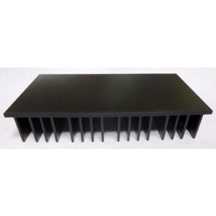 HSBLK3 Heatsink, Black Anodized Aluminum, 3.5" x 6.75"
