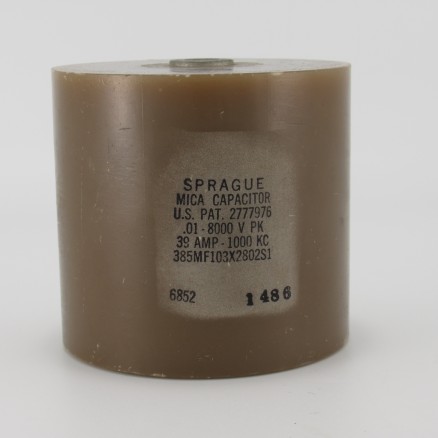 385MF103X2802S1, Capacitance .01mfd, Voltage 8kv, Amps 39, Type 385 (NOS)
