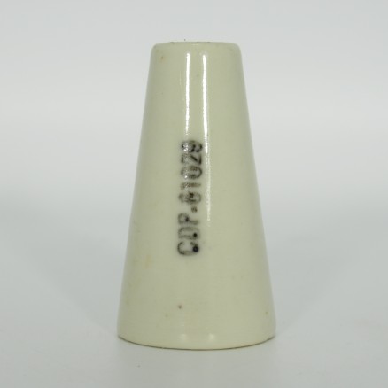 61029 Conical Glazed Ceramic Insulator, 5/8 x 1-1/8 x 2 inches