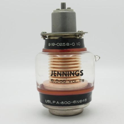 USLPA-500-6N648 Jennings 6-500pF 6KV Variable Vacuum Capacitor (Pull)
