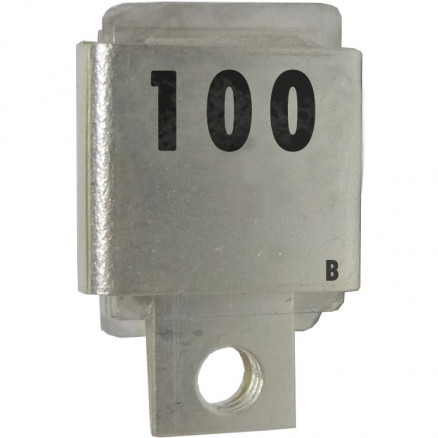 J101-100 Saha Metal Cased Mica Capacitor Case B 100pf 350v (NOS)