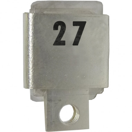 J101-27 FW Metal Cased Mica Capacitor Case A 27pf 350v (NOS)
