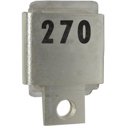J101-270 FW  Metal Cased Mica Capacitor Case A 270pf 350v (NOS)
