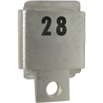 J101-28 FW Metal Cased Mica Capacitor Case A 28pf 350v (NOS)