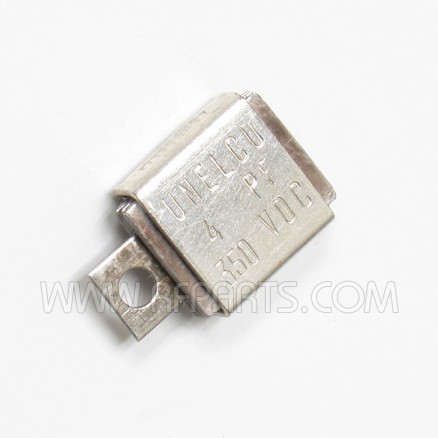 J101-4 Semco / Unelco Metal Cased Mica Capacitor Case A 4pf 350v (NOS)