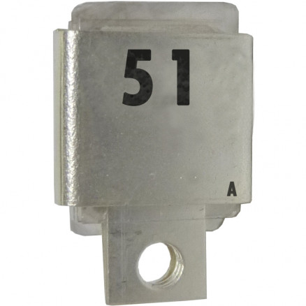 J101-51 FW Metal Cased Mica Capacitor Case A 51pf 350v (NOS)