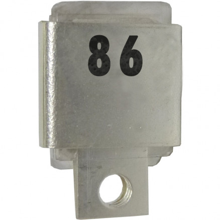 J101-86 Unelco Metal Cased Mica Capacitor Case A 86pf 350v (NOS)