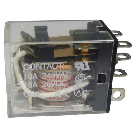 KRLY2240 KEST Relay DPDT 10 amp 240vac Coil (NOS)