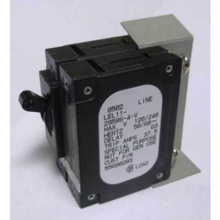 LEL11-29586-4-V Circuit Breaker, Dual AC, 30a, AIRPAX
