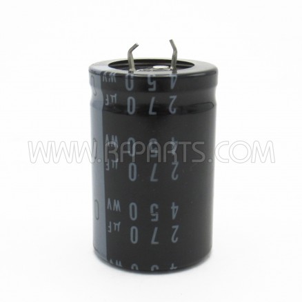 LLQ2W271 Nichicon Tall Snap-Lock Electrolytic Capacitor 270uf 450v