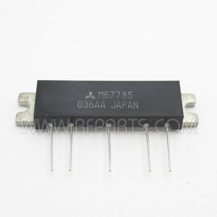M67785 Mitsubishi RF Power Module 184-200MHz 9.6v 5W 