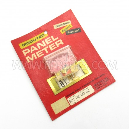 ME-DMA-002 Modutec 0-2 DC Milliamperes Edge Meter with Mounting Plate (NOS)