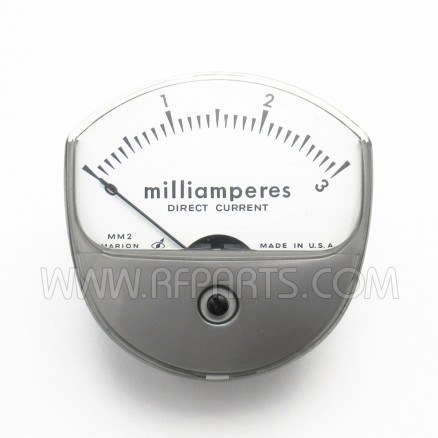 MM2 Marion Panel Meter 0-3 Milliamperes DC (Pull)