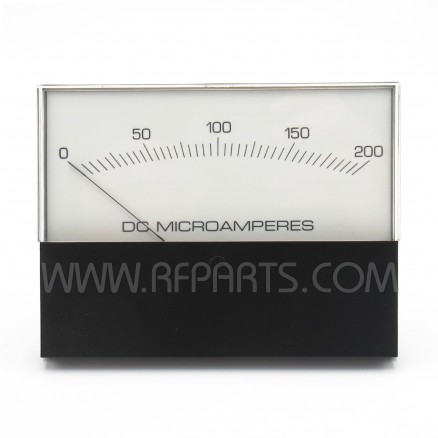 140200-001 Modutec DC Microamperes Panel Meter 0-200 (NOS)