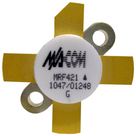 MRF421 M/A-COM NPN Silicon Power Transistor 100 W (PEP) 30 MHz 12 V