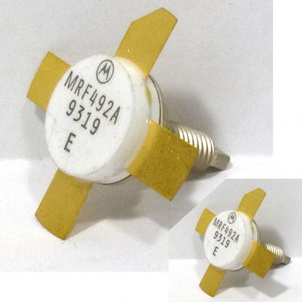 MRF492A Motorola NPN Silicon RF Power Transistor Stud Mount 50 MHz 70W 12.5V Matched Pair (2) (NOS)