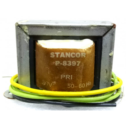 P-8397 Low voltage transformer, 117VAC, 24v C.T., 0.7 amp, Stancor