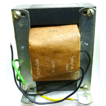 P-8673 Low voltage transformer, 117VAC, 36v C.T., 4 amp, Stancor