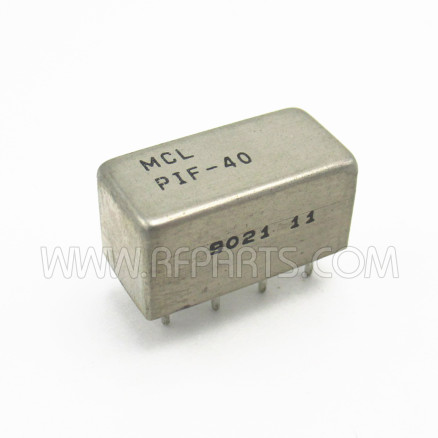 PIF-40 Mini-Circuits Plug-In Bandpass Filter DC-35 to 49MHz 50 Ohm (NOS)