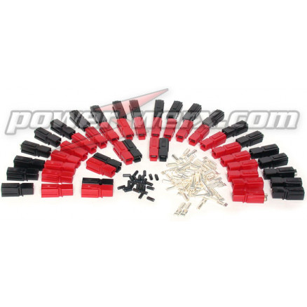 PP15-10 Anderson Powerpole 15 Amp Unassembled Red/Black (10 Sets)