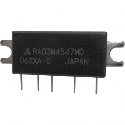 RA03M4547MD Mitsubishi RF Power Module 450-470 MHz 2 Watt 7.2V (NOS)