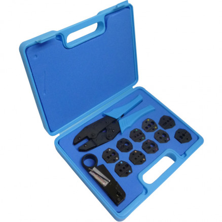 RFA-4005-520 RF Industries Coax Crimp tool and Die Set with Stripping Tool