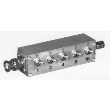 RFA4056-03 Attenuator Switch, 1-30dB, 1 watt,  BNC Male/Female, 