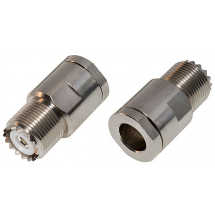RFU-520-I RF Industries UHF Female Clamp (SO239) Connector for Cable Group I