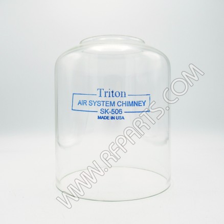 SK506  Chimney, Glass for 4-1000A, Triton(NOS)