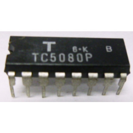 TC5080P Toshiba Programmable Divider IC 16 pin (NOS)