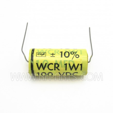WCR-1W1 CDE Vintage Film Wrap Polycarbonate Capacitor 1.0mfd 100vdc 10% (NOS)