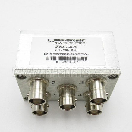 ZSC-4-1 Mini-Circuits BNC Power Splitter / Combiner (Pull)