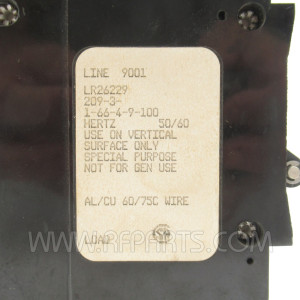 西電産業 エースリレー NR-3523 本体 209-3-1-66-4-9-100, Airpax, 3 Pole, Circuit Breaker, 240V, Used