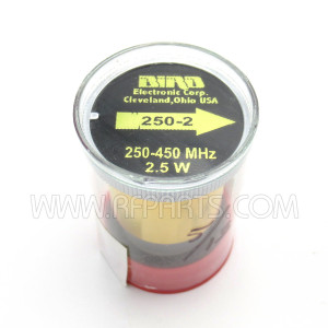 250-2, Bird, 250-450 MHz, 2.5 Watt, Wattmeter, Element,