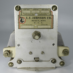 153-504 Air Variable Capacitor, 2 Section, 24-291 pf, 3500v
