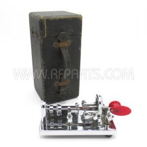 Vintage, Vibroplex, Chrome Plated, Deluxe, Morse Code, Paddle, Used
