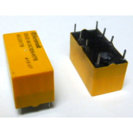 Aromat DS2E-M-DC48V-1C DPDT Signal Relay 48VDC 1A | 8-Pin PCB Mount | Qty 10 New
