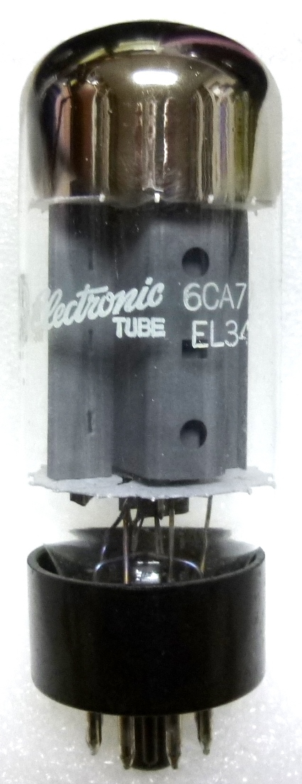 EL34 / 6CA7FB GE Power Amplifier Pentode USA - 